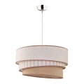 Duolla - Chandelier on a string TRIO 1xE27/40W/230V d. 45 cm beige/brown