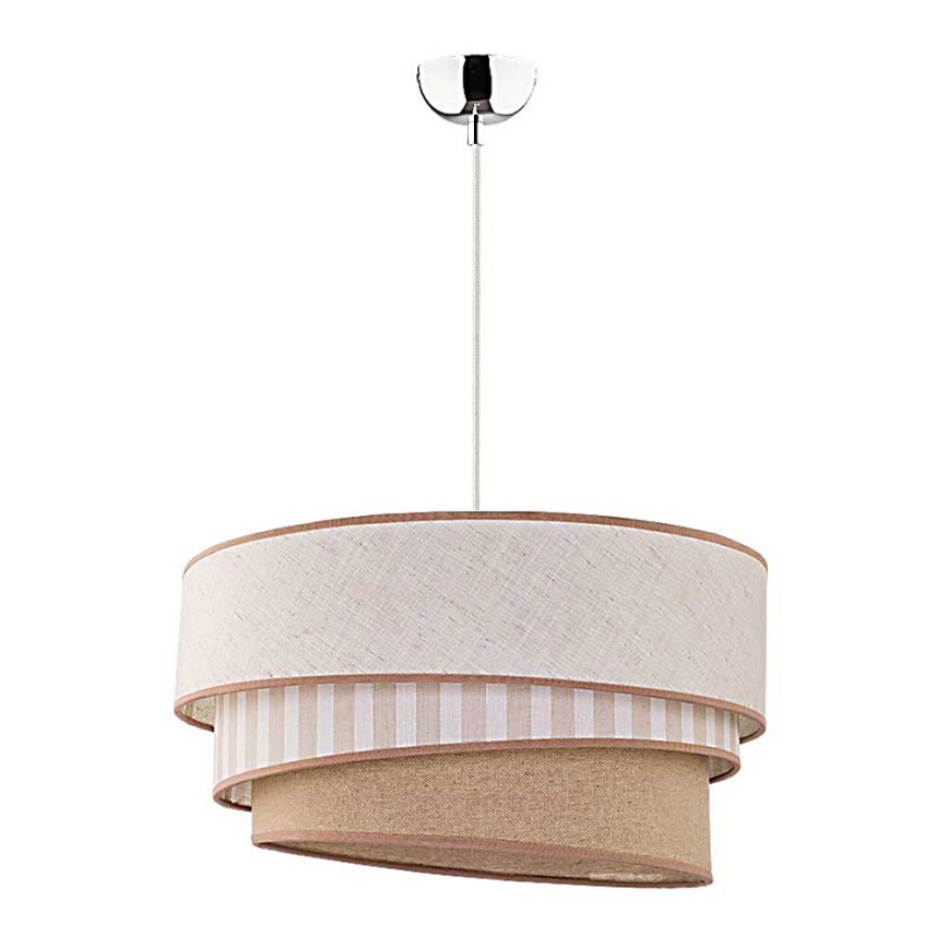 Duolla - Chandelier on a string TRIO 1xE27/40W/230V d. 45 cm beige/brown