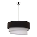 Duolla - Chandelier on a string TRIO 1xE27/40W/230V d. 45 cm black/grey/white