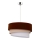 Duolla - Chandelier on a string TRIO 1xE27/40W/230V d. 45 cm brown/beige/white