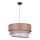 Duolla - Chandelier on a string TRIO 1xE27/40W/230V d. 45 cm brown/grey/silver