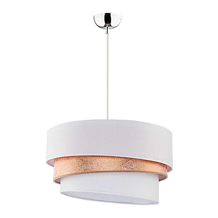 Duolla - Chandelier on a string TRIO 1xE27/40W/230V d. 45 cm gold/white