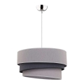 Duolla - Chandelier on a string TRIO 1xE27/40W/230V d. 45 cm grey/black