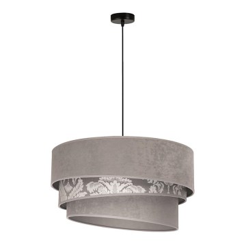 Duolla - Chandelier on a string TRIO 1xE27/40W/230V d. 45 cm grey