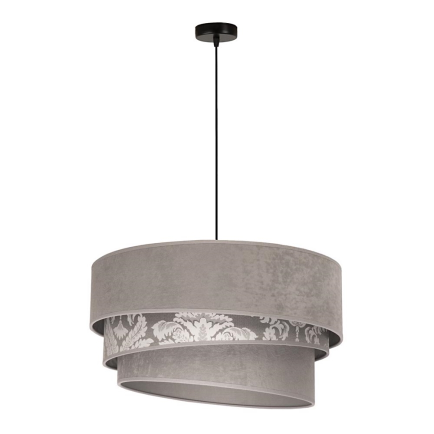 Duolla - Chandelier on a string TRIO 1xE27/40W/230V d. 45 cm grey