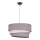 Duolla - Chandelier on a string TRIO 1xE27/40W/230V d. 45 cm grey/white