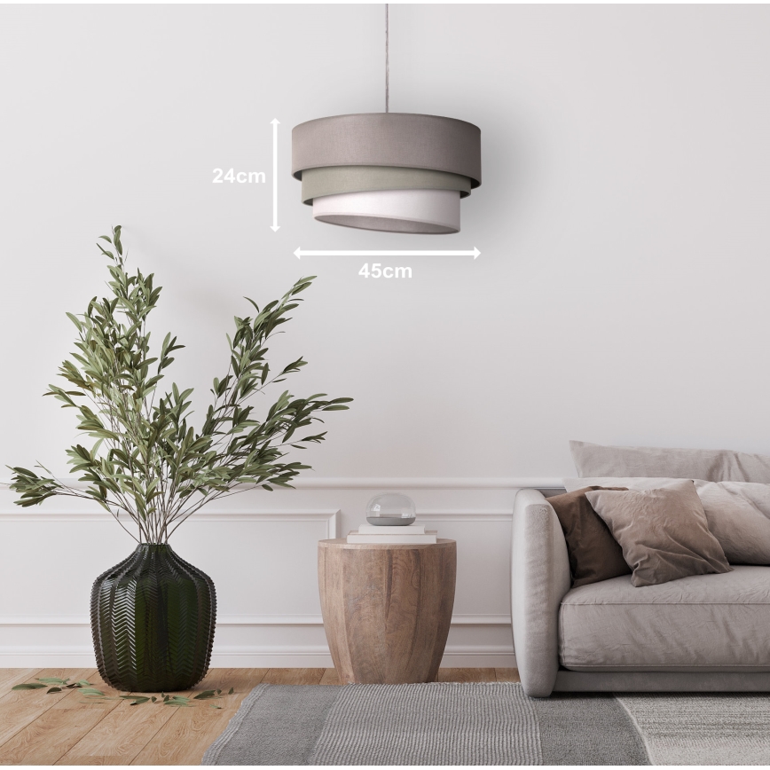 Duolla - Chandelier on a string TRIO 1xE27/40W/230V d. 45 cm