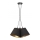 Duolla - Chandelier on a string TWIGGY 3xE27/40W/230V d. 45 cm black