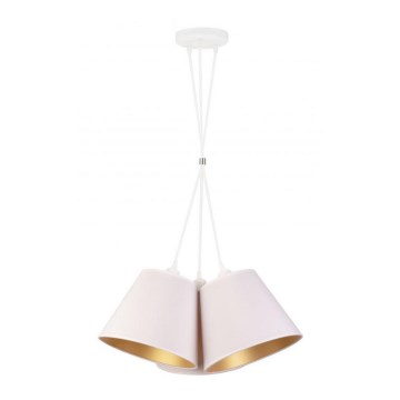 Duolla - Chandelier on a string TWIGGY 3xE27/40W/230V d. 60 cm white