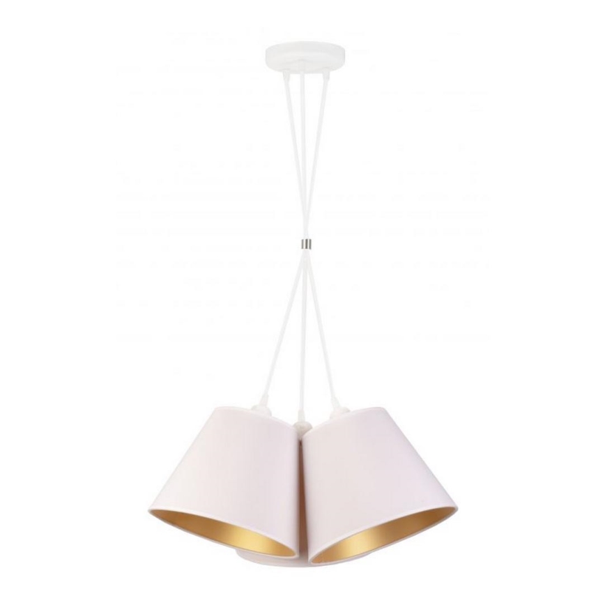 Duolla - Chandelier on a string TWIGGY 3xE27/40W/230V d. 60 cm white