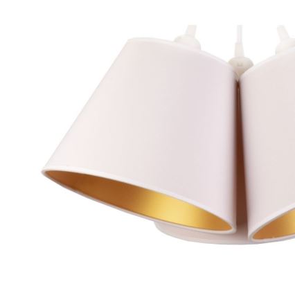 Duolla - Chandelier on a string TWIGGY 3xE27/40W/230V d. 60 cm white