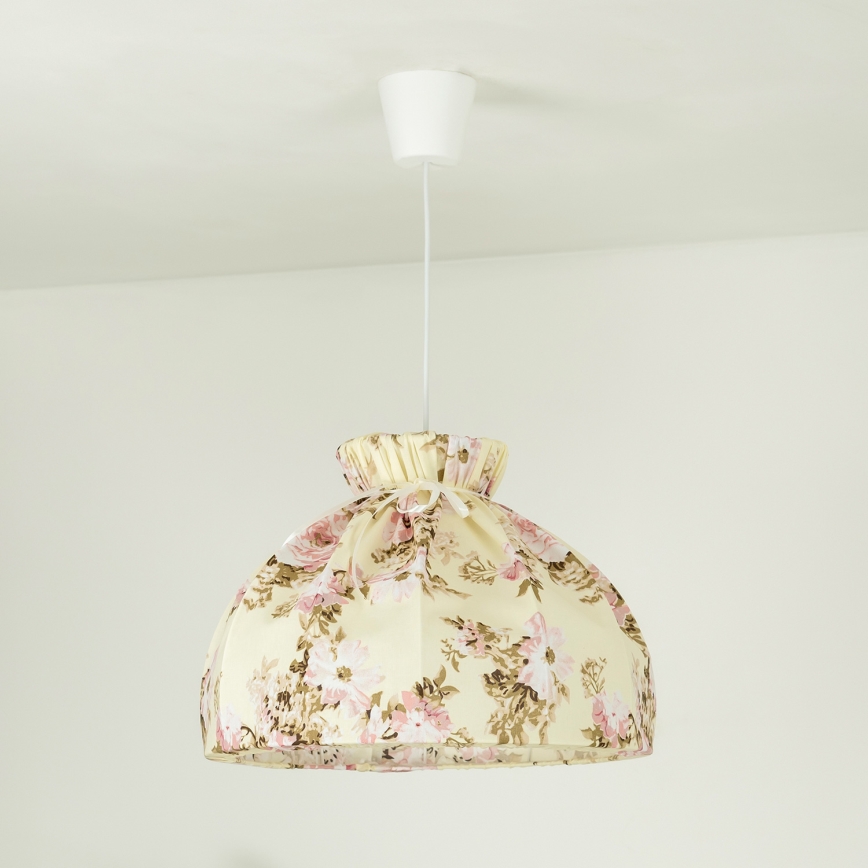 Duolla - Chandelier on a string VIOLIN 1xE27/40W/230V d. 38 cm rose