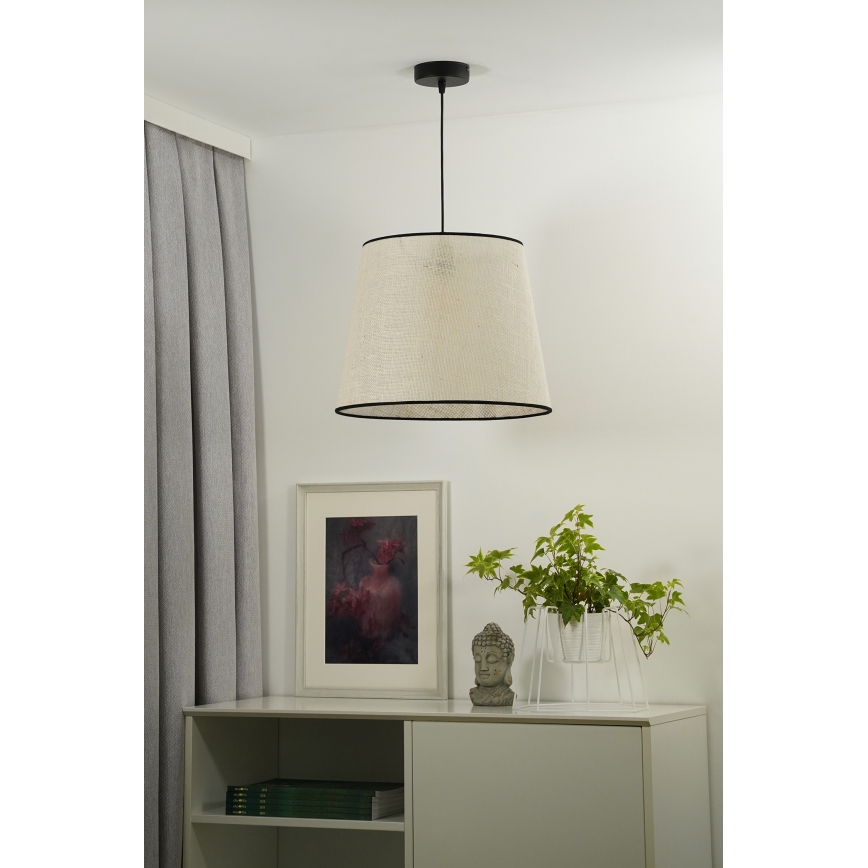 Duolla - Chandelier on a string YUTE 1xE27/15W/230V d. 38 cm grey/black