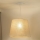 Duolla - Chandelier on a string YUTE 1xE27/15W/230V d. 38 cm grey