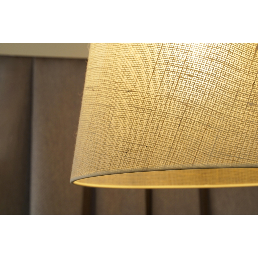 Duolla - Chandelier on a string YUTE 1xE27/15W/230V d. 38 cm grey