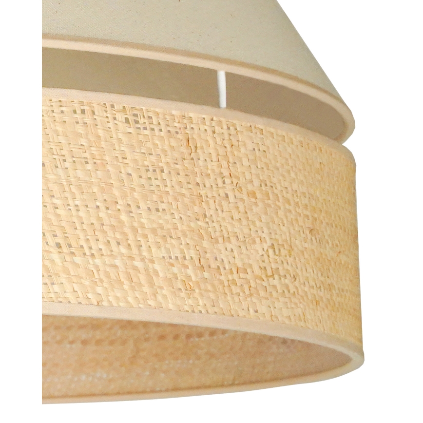 Duolla - Chandelier on a string YUTE AVIGNON 1xE27/15W/230V d. 60 cm creamy/beige