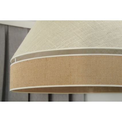 Duolla - Chandelier on a string YUTE AVIGNON 1xE27/15W/230V d. 60 cm grey/brown