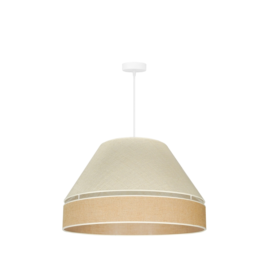 Duolla - Chandelier on a string YUTE AVIGNON 1xE27/15W/230V d. 60 cm grey/brown