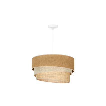 Duolla - Chandelier on a string YUTE TRIO 1xE27/15W/230V d. 45 cm brown/grey/beige