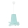 Duolla - Children's chandelier on a string BALLET 1xE27/40W/230V d. 21 cm blue