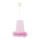 Duolla - Children's chandelier on a string BALLET 1xE27/40W/230V d. 21 cm pink