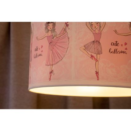 Duolla - Children's chandelier on a string PRINT M 1xE27/40W/230V d. 35 cm ballerinas