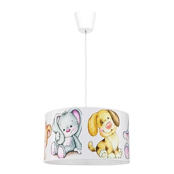 Duolla - Children's chandelier on a string SWEET BEARS 1xE27/40W/230V d. 35 cm
