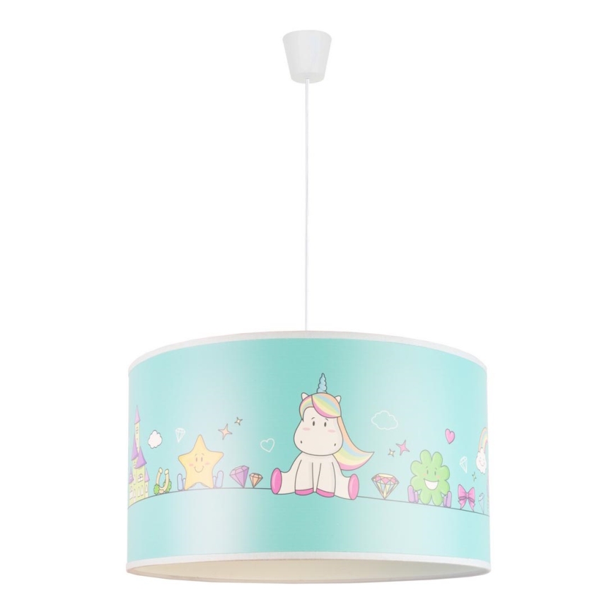 Duolla - Children's chandelier on a string UNICORN 1xE27/15W/230V d. 35 cm