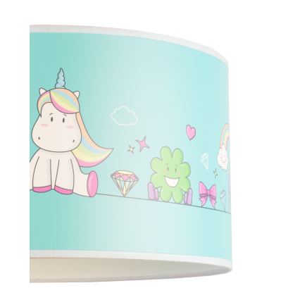 Duolla - Children's chandelier on a string UNICORN 1xE27/15W/230V d. 35 cm