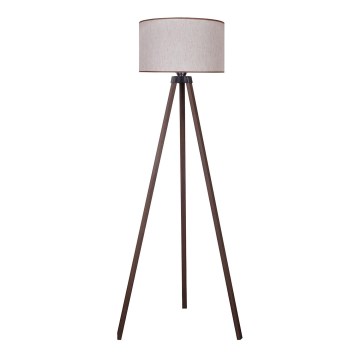 Duolla - Floor lamp 1xE27/60W/230V d. 44 cm beige/brown