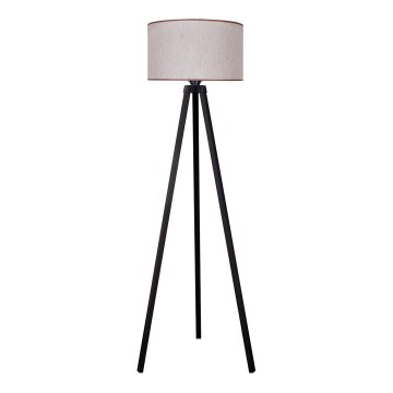 Duolla - Floor lamp 1xE27/60W/230V d. 44 cm beige/wenge