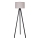 Duolla - Floor lamp 1xE27/60W/230V d. 44 cm beige/wenge