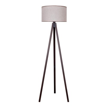Duolla - Floor lamp 1xE27/60W/230V d. 44 cm beige/wenge