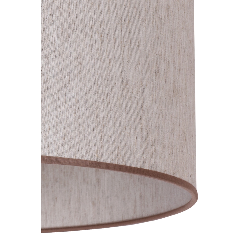 Duolla - Floor lamp 1xE27/60W/230V d. 44 cm beige/wenge