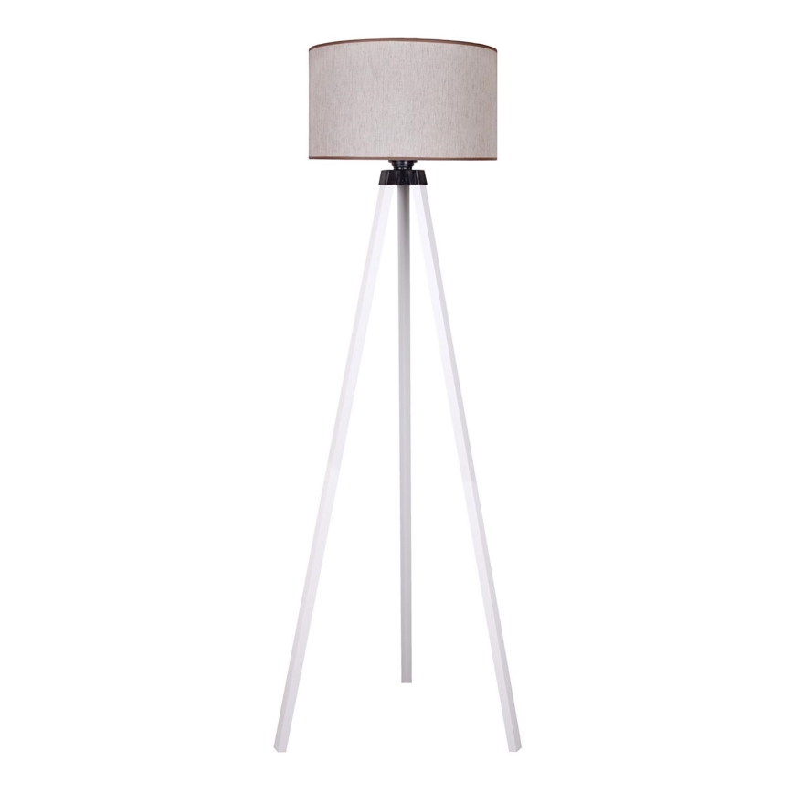 Duolla - Floor lamp 1xE27/60W/230V d. 44 cm beige/white