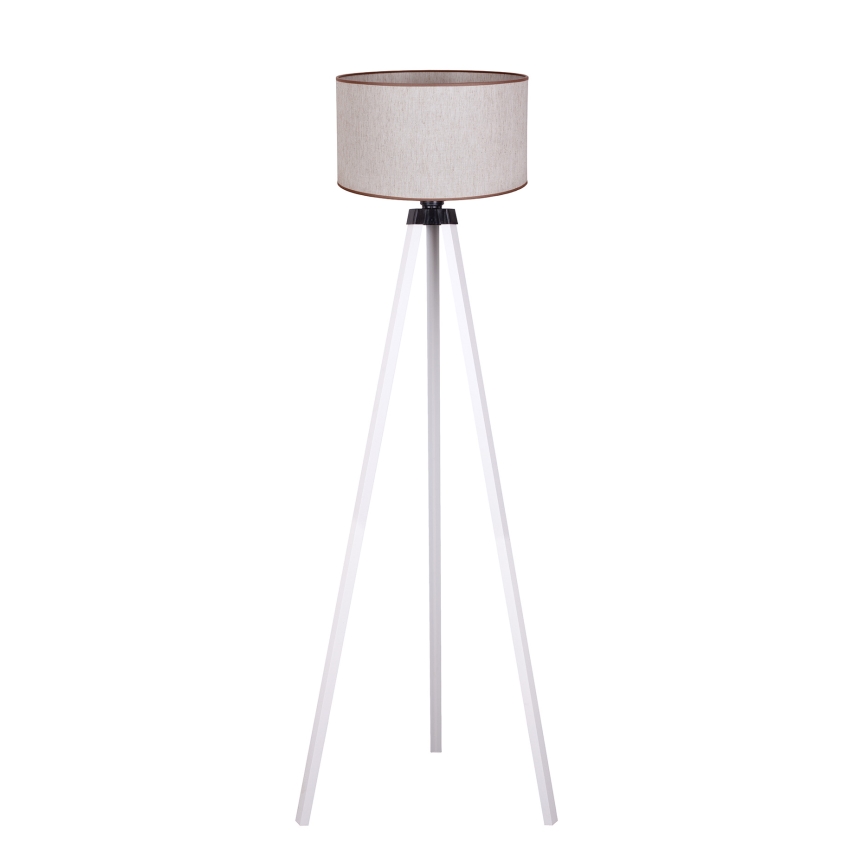 Duolla - Floor lamp 1xE27/60W/230V d. 44 cm beige/white