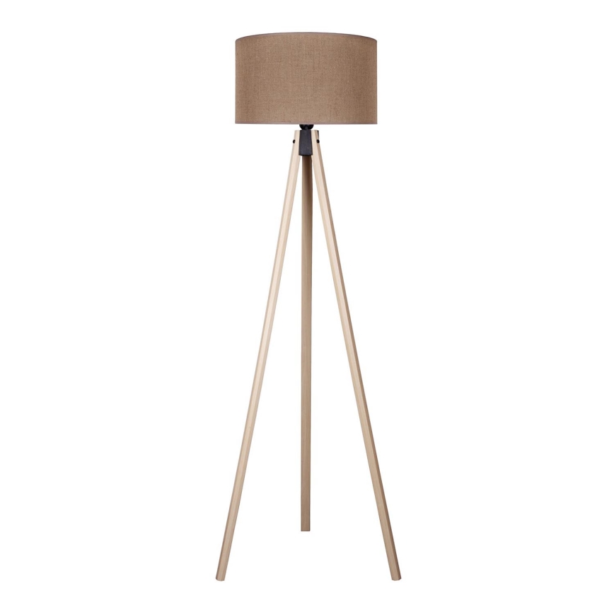 Duolla - Floor lamp 1xE27/60W/230V d. 44 cm brown/beige