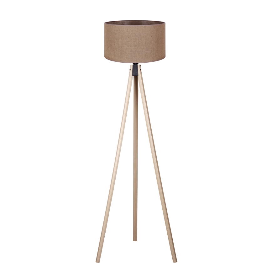 Duolla - Floor lamp 1xE27/60W/230V d. 44 cm brown/beige