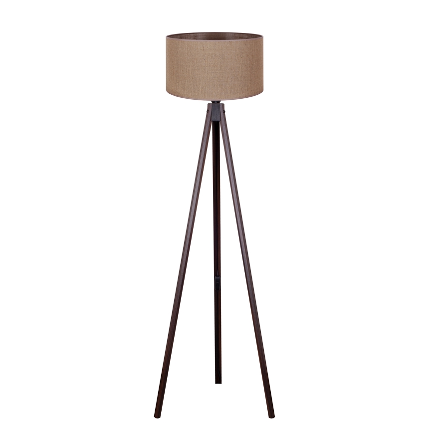 Duolla - Floor lamp 1xE27/60W/230V d. 44 cm brown/wenge