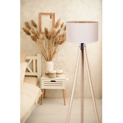 Duolla - Floor lamp 1xE27/60W/230V d. 44 cm creamy/beige