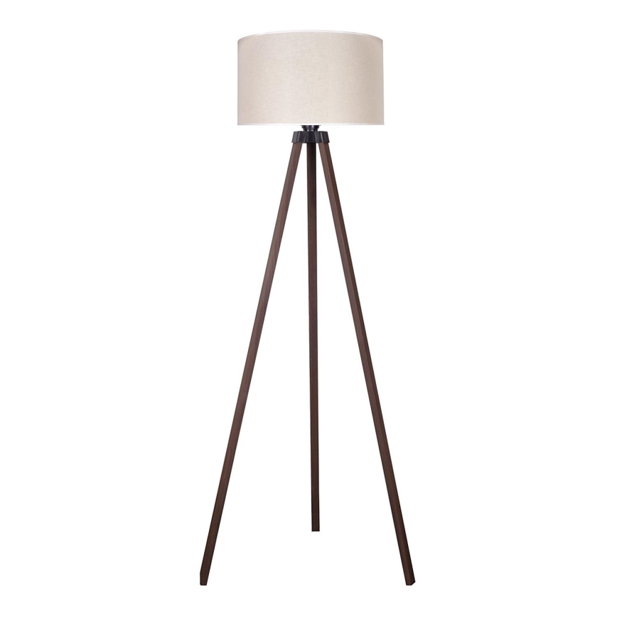 Duolla - Floor lamp 1xE27/60W/230V d. 44 cm creamy/brown