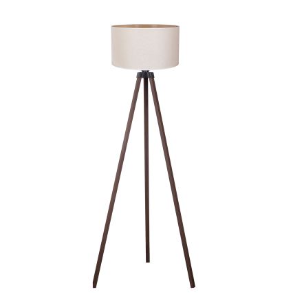 Duolla - Floor lamp 1xE27/60W/230V d. 44 cm creamy/brown