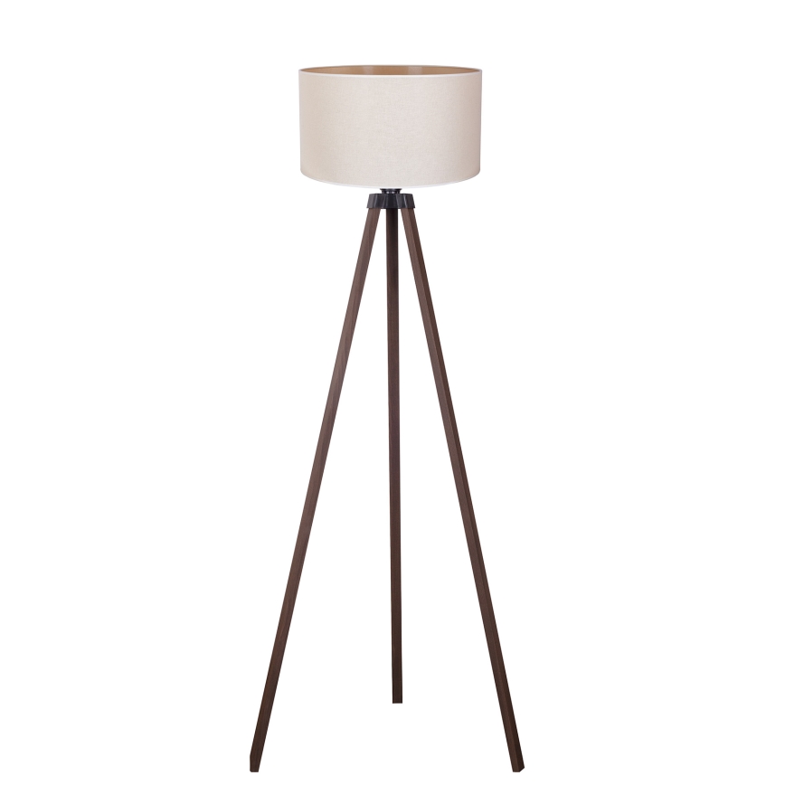 Duolla - Floor lamp 1xE27/60W/230V d. 44 cm creamy/brown