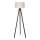 Duolla - Floor lamp 1xE27/60W/230V d. 44 cm creamy/wenge