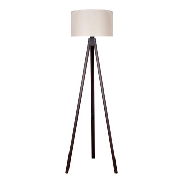 Duolla - Floor lamp 1xE27/60W/230V d. 44 cm creamy/wenge