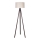Duolla - Floor lamp 1xE27/60W/230V d. 44 cm creamy/wenge