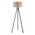 Duolla - Floor lamp DUO 1xE27/60W/230V d. 44 cm beige/brown