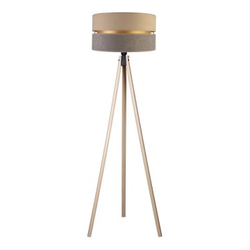 Duolla - Floor lamp DUO 1xE27/60W/230V d. 44 cm beige/grey/beige