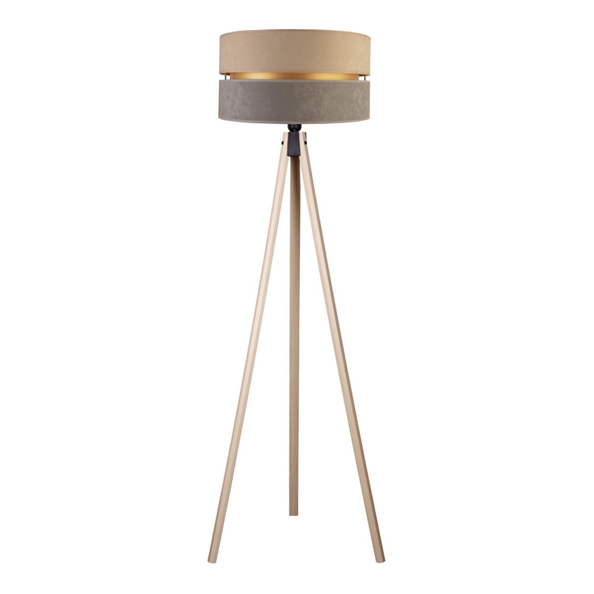 Duolla - Floor lamp DUO 1xE27/60W/230V d. 44 cm beige/grey/beige