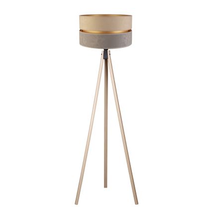 Duolla - Floor lamp DUO 1xE27/60W/230V d. 44 cm beige/grey/beige
